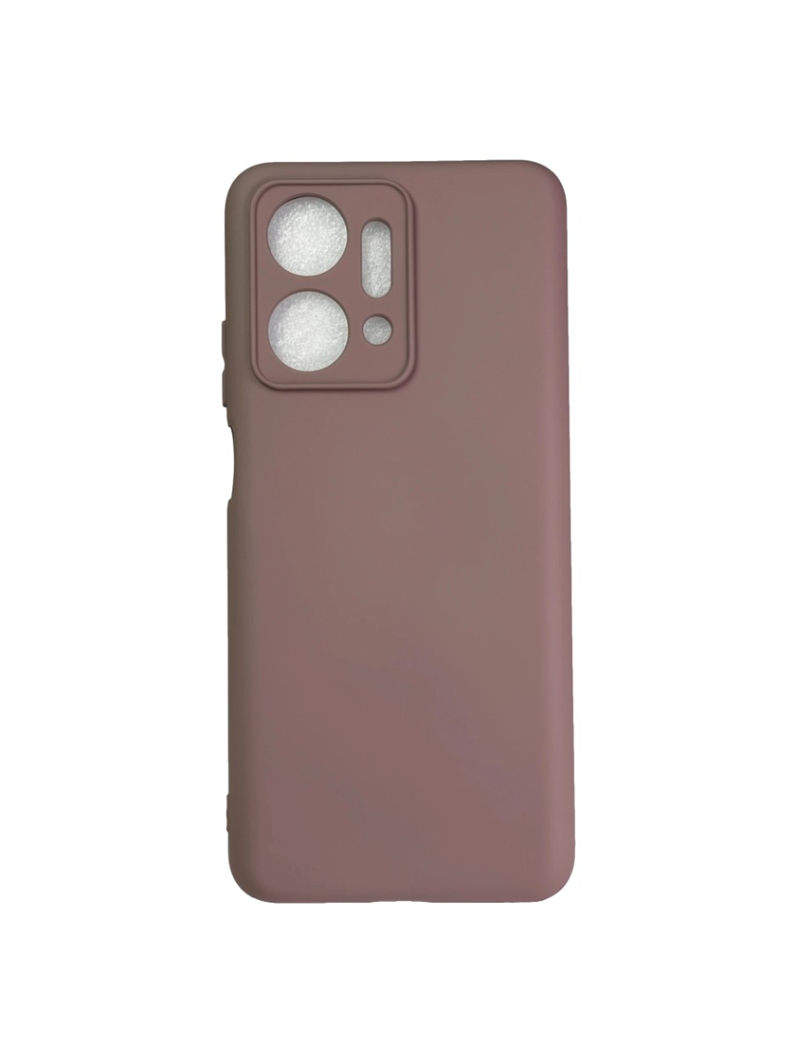 Плотный силиконовый чехол Soft-touch для Huawei Honor X7A бежевый Плотный силиконовый чехол Soft-touch для Huawei Honor X7A бежевый — изображение 1