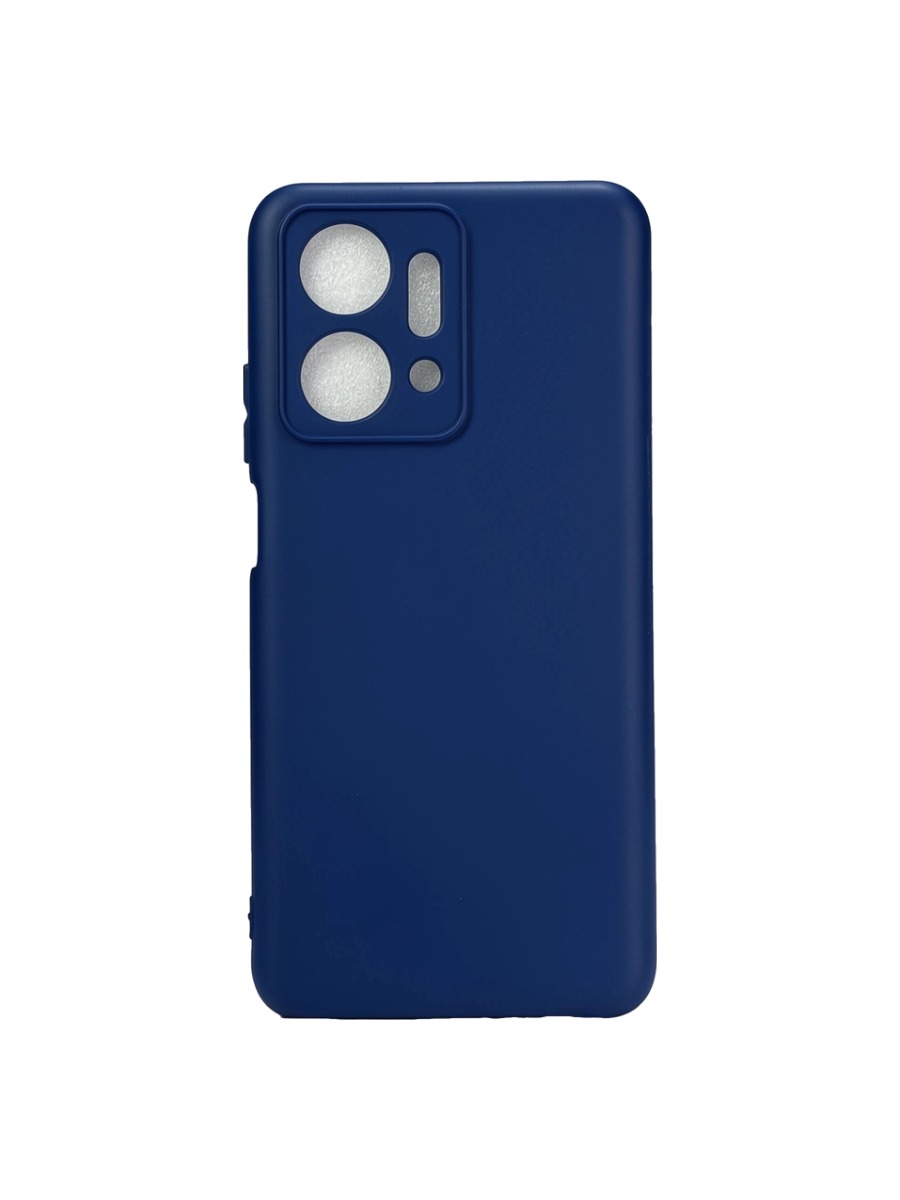 Плотный силиконовый чехол Soft-touch для Huawei Honor X7A темно-синий Плотный силиконовый чехол Soft-touch для Huawei Honor X7A темно-синий — изображение 1