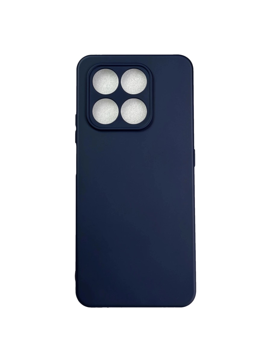 Плотный силиконовый чехол Soft-touch для Huawei Honor X7D темно-синий Плотный силиконовый чехол Soft-touch для Huawei Honor X7D темно-синий — изображение 1