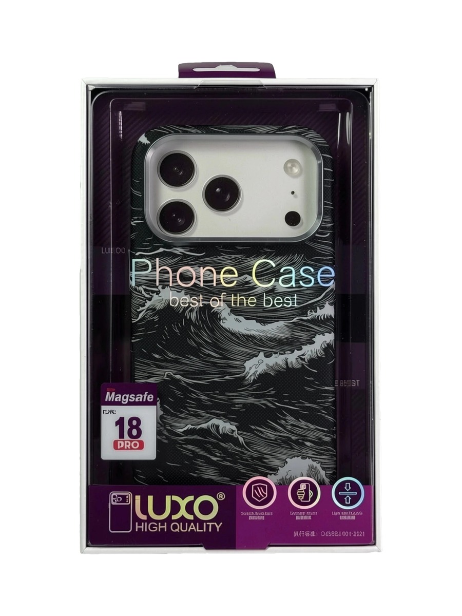 Чехол для телефона Carbon Luxo Life MagSafe iPhone 17 Pro:18 Pro G79 светло серый Чехол для телефона Carbon Luxo Life MagSafe iPhone 17 Pro Max/18 Pro Max G79 светло серый — изображение 1