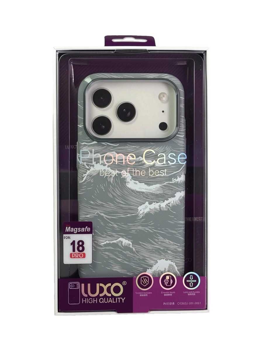 Чехол для телефона Carbon Luxo Life MagSafe iPhone 17 Pro Max:18 Pro Max G82 светло серый Чехол для телефона Carbon Luxo Life MagSafe iPhone 17 Pro Max/18 Pro Max G82 светло серый — изображение 1