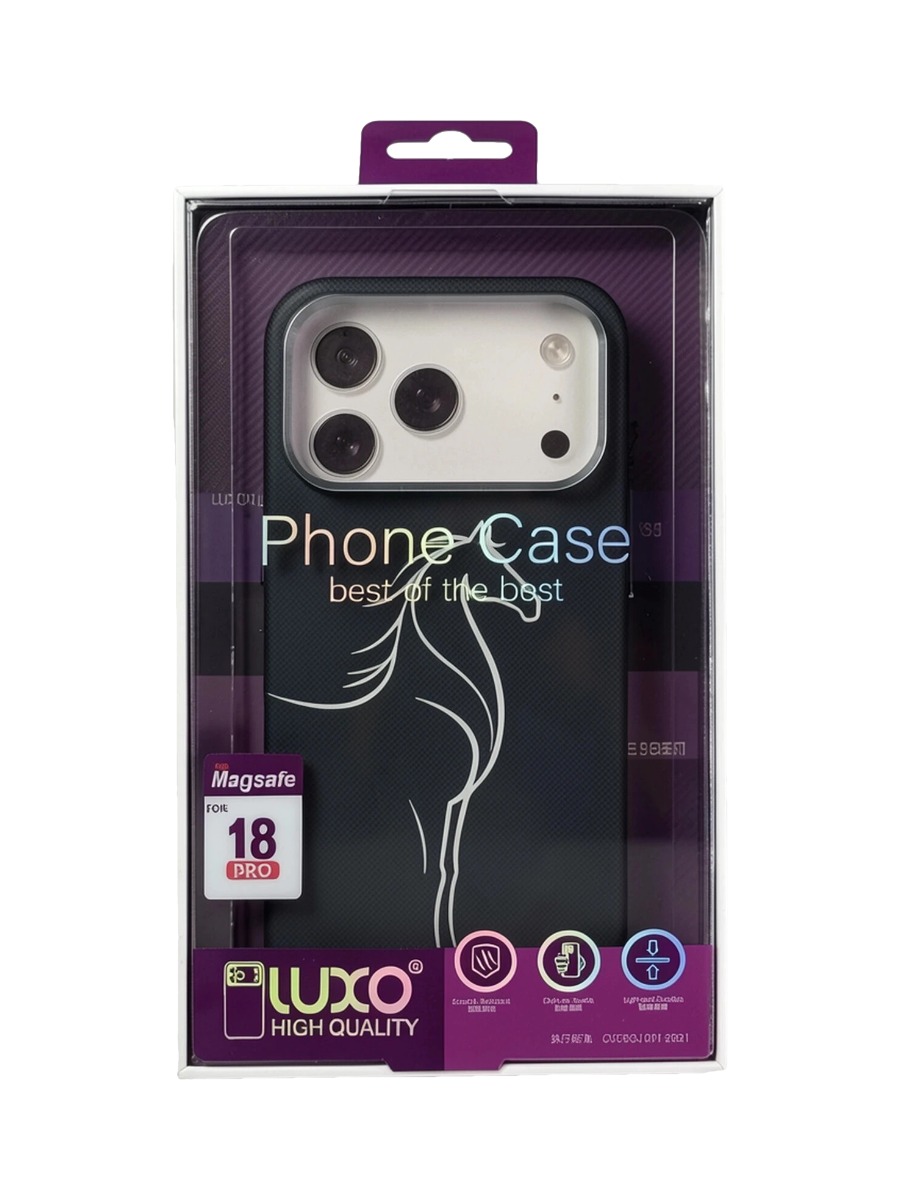 Чехол для телефона Carbon Luxo Life MagSafe iPhone 17 Pro Max:18 Pro Max M022 черный Чехол для телефона Carbon Luxo Life MagSafe iPhone 17 Pro Max/18 Pro Max M022 черный — изображение 1