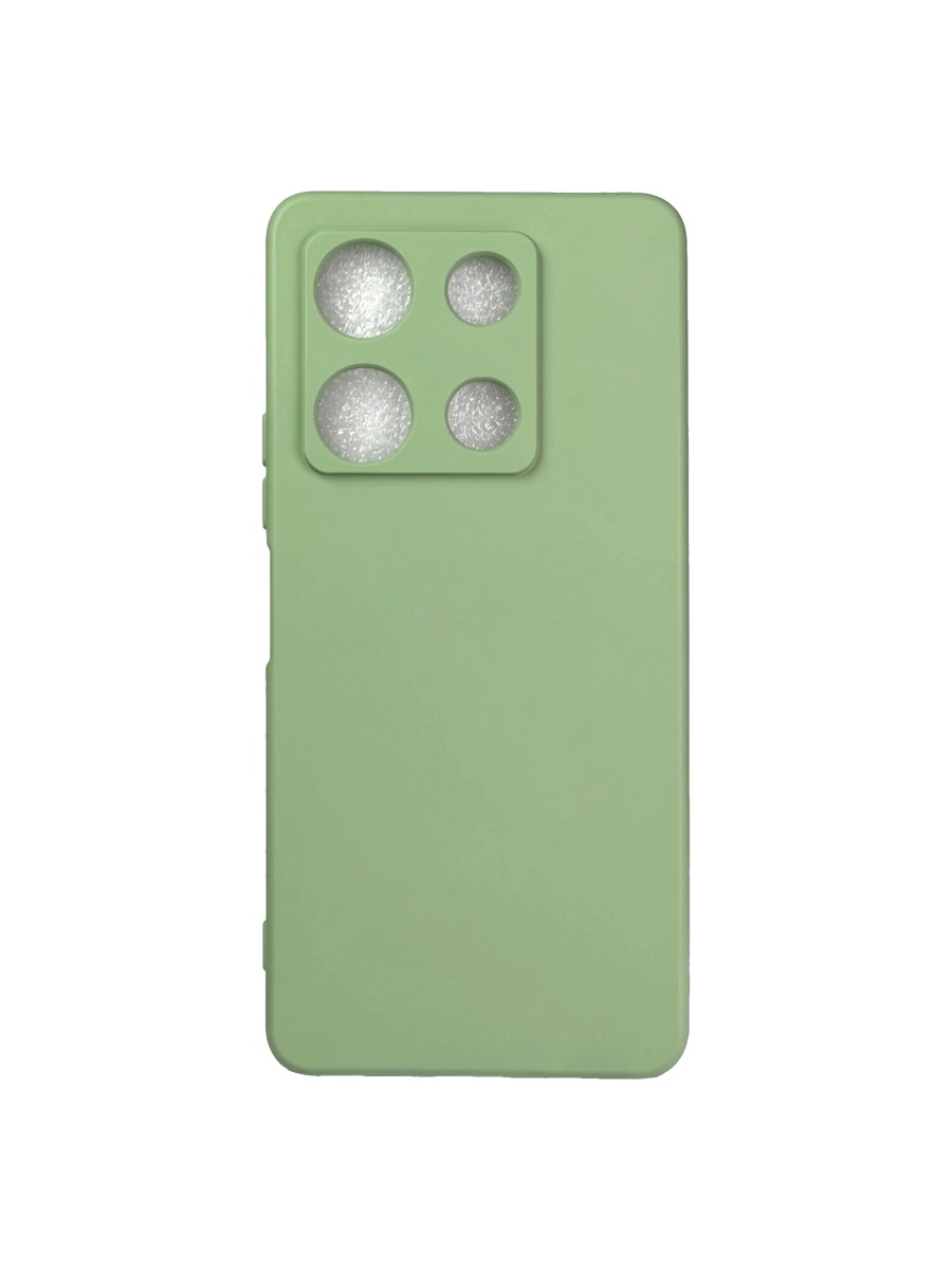 Плотный силиконовый чехол Soft-touch для Infinix Note 30 Pro зеленый Плотный силиконовый чехол Soft-touch для Infinix Note 30 Pro зеленый — изображение 1