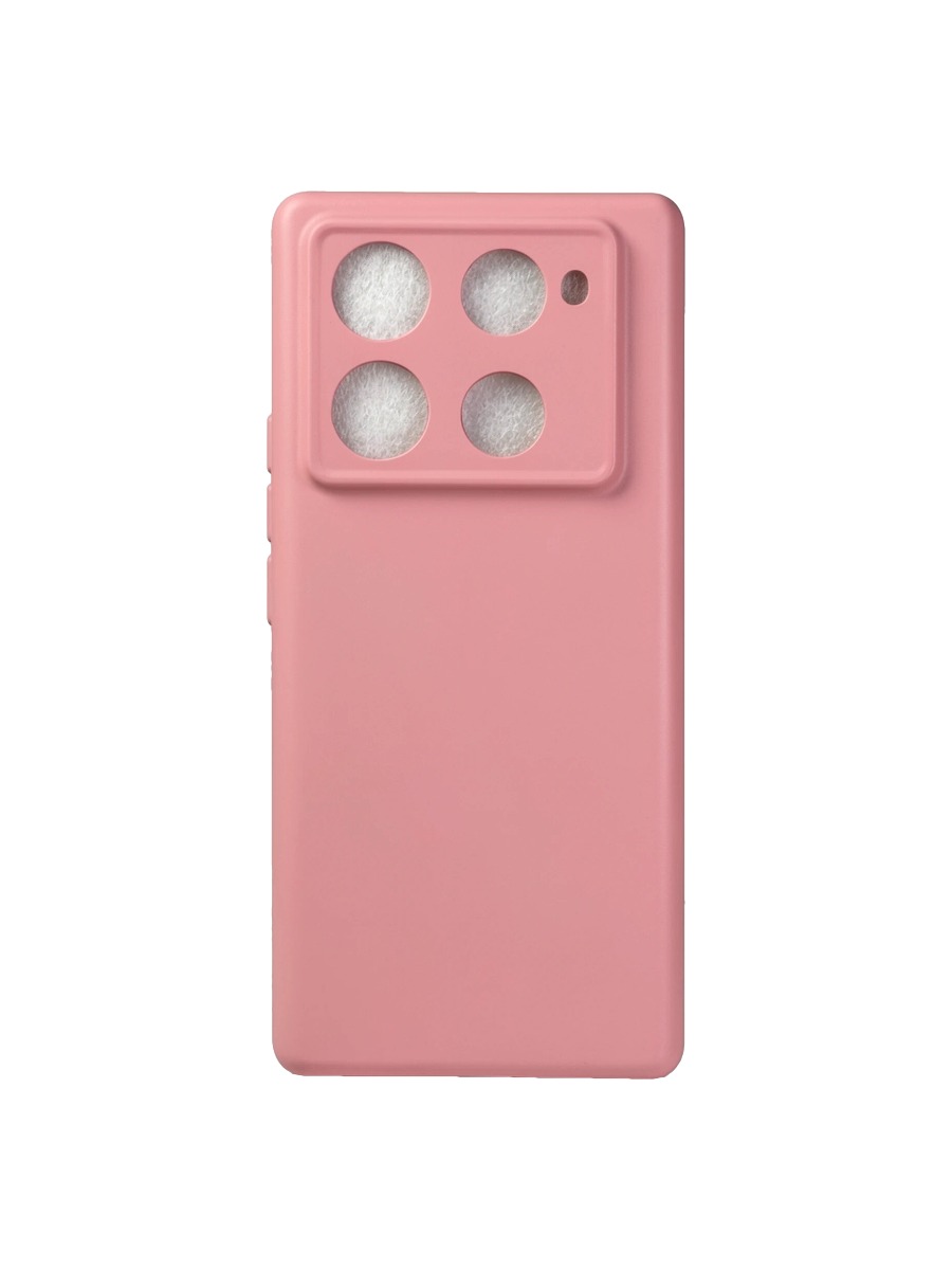 Плотный силиконовый чехол Soft-touch для Infinix Note 40 Pro:Note 40 Pro Plus розовый Плотный силиконовый чехол Soft-touch для Infinix Note 40 Pro/Note 40 Pro Plus розовый — изображение 1