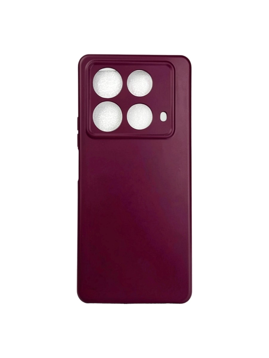 Плотный силиконовый чехол Soft-touch для Infinix Note 40 бордовый Плотный силиконовый чехол Soft-touch для Infinix Note 40 бордовый — изображение 1