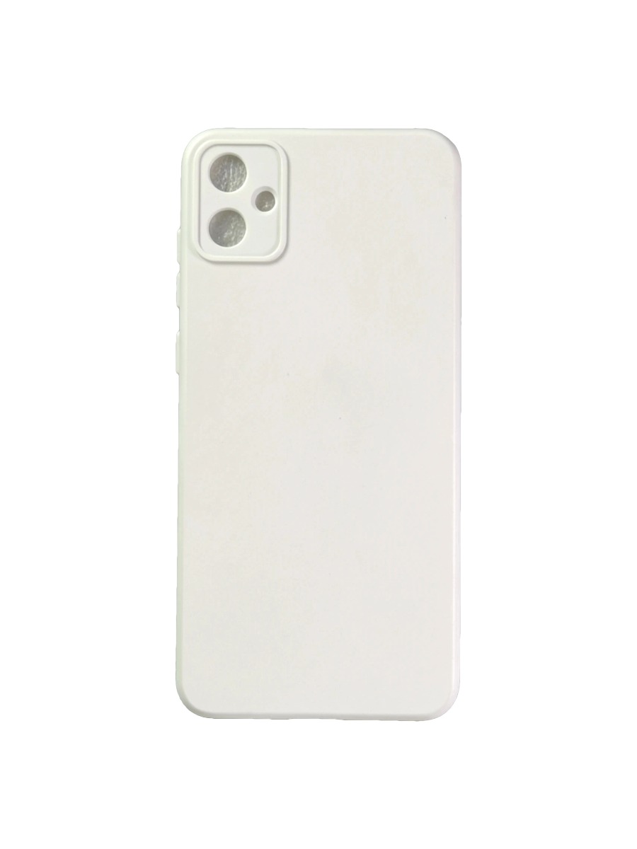 Плотный силиконовый чехол Soft-touch для Samsung Galaxy A05 белый Плотный силиконовый чехол Soft-touch для Samsung Galaxy A05 белый — изображение 1