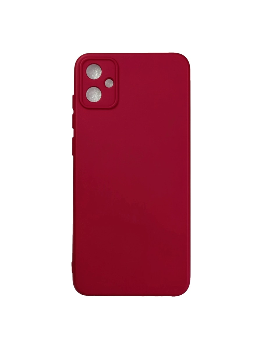 Плотный силиконовый чехол Soft-touch для Samsung Galaxy A05 малиновый Плотный силиконовый чехол Soft-touch для Samsung Galaxy A05 малиновый — изображение 1