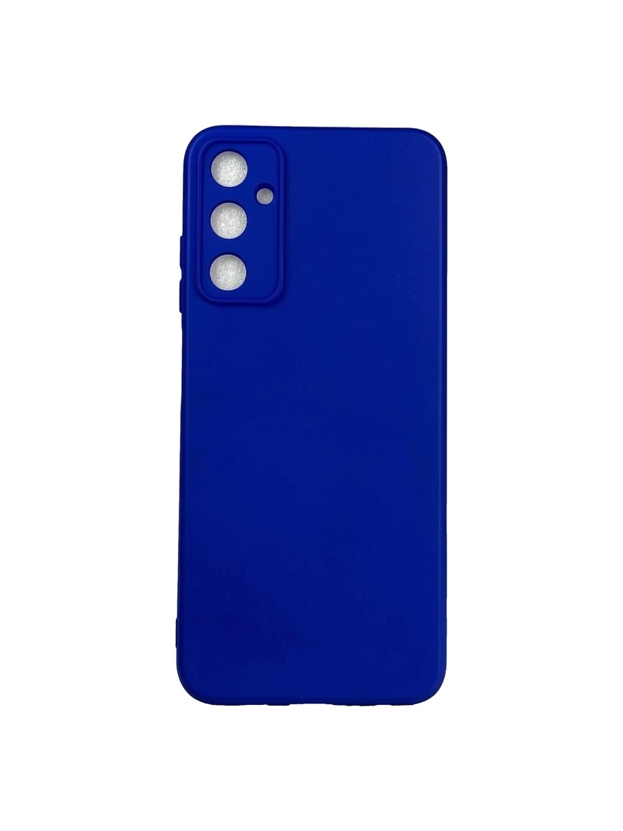 Плотный силиконовый чехол Soft-touch для Samsung Galaxy A05S синий Плотный силиконовый чехол Soft-touch для Samsung Galaxy A05S синий — изображение 1