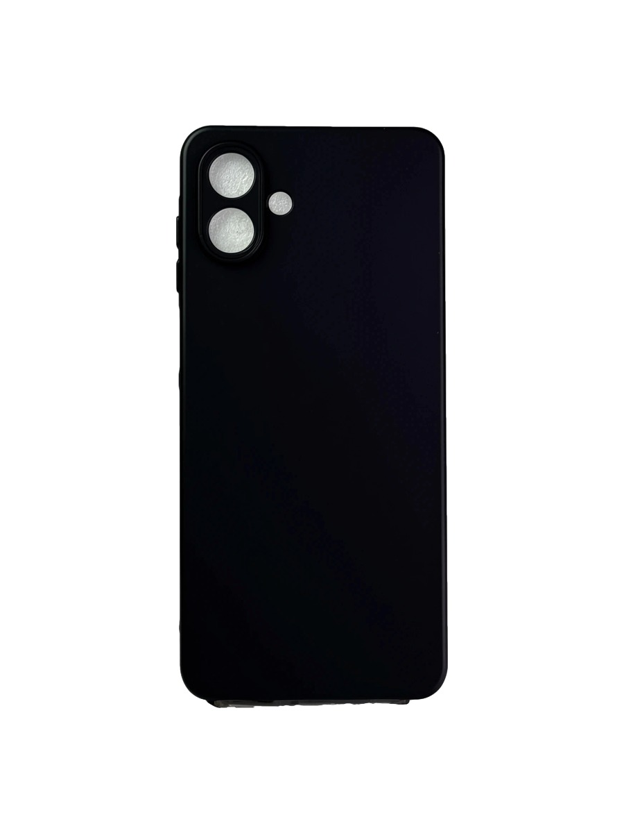 Плотный силиконовый чехол Soft-touch для Samsung Galaxy A07 черный Плотный силиконовый чехол Soft-touch для Samsung Galaxy A07 черный — изображение 1