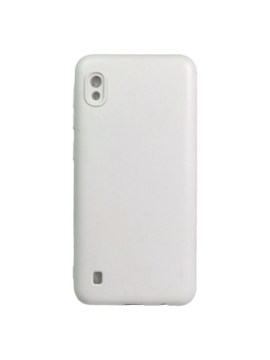 Плотный силиконовый чехол Soft-touch для Samsung Galaxy A10 белый Плотный силиконовый чехол Soft-touch для Samsung Galaxy A10 белый — изображение 1