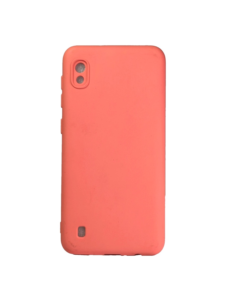 Плотный силиконовый чехол Soft-touch для Samsung Galaxy A10 коралловый Плотный силиконовый чехол Soft-touch для Samsung Galaxy A10 коралловый — изображение 1
