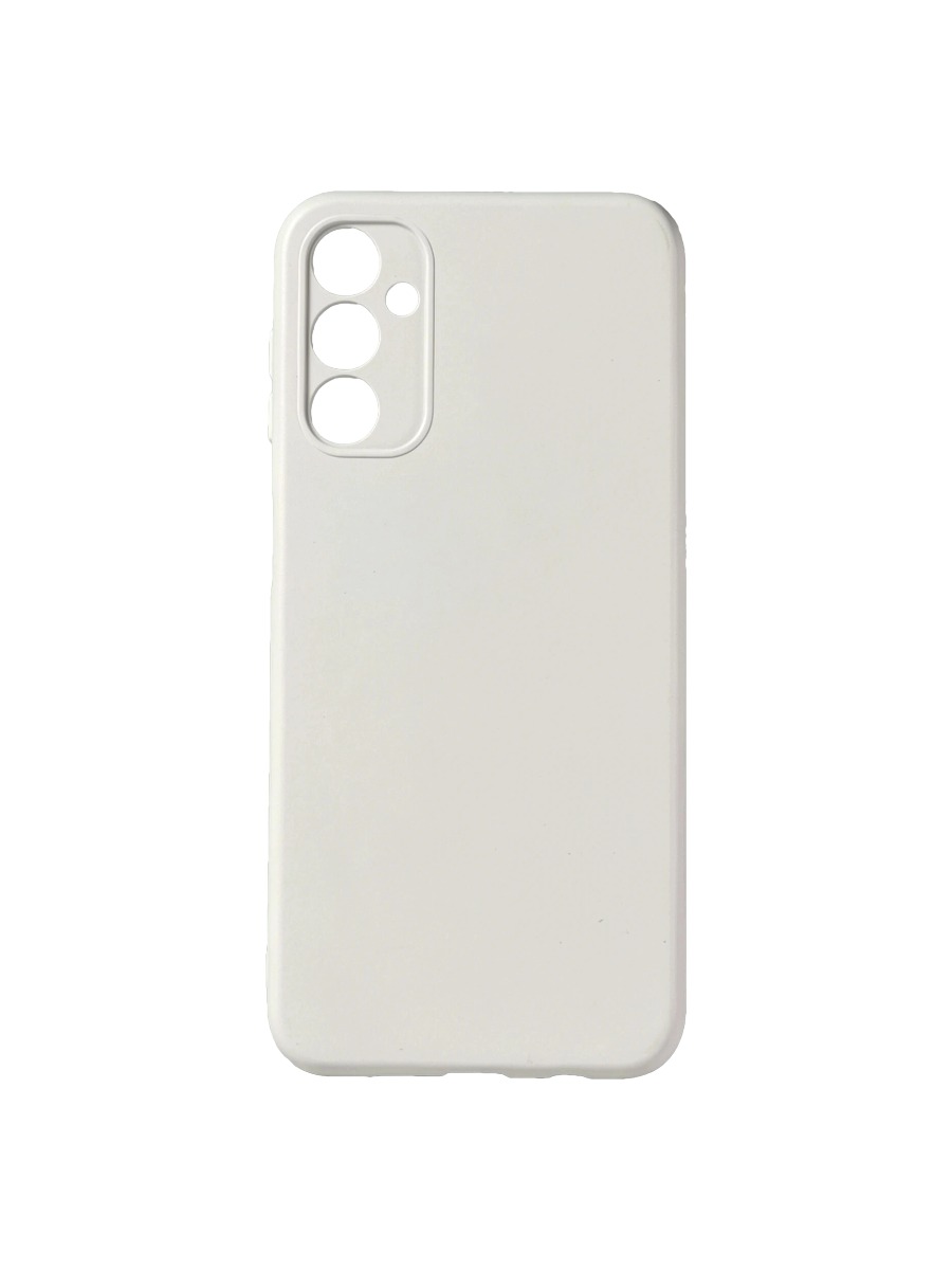 Плотный силиконовый чехол Soft-touch для Samsung Galaxy A14 белый Плотный силиконовый чехол Soft-touch для Samsung Galaxy A14 белый — изображение 1