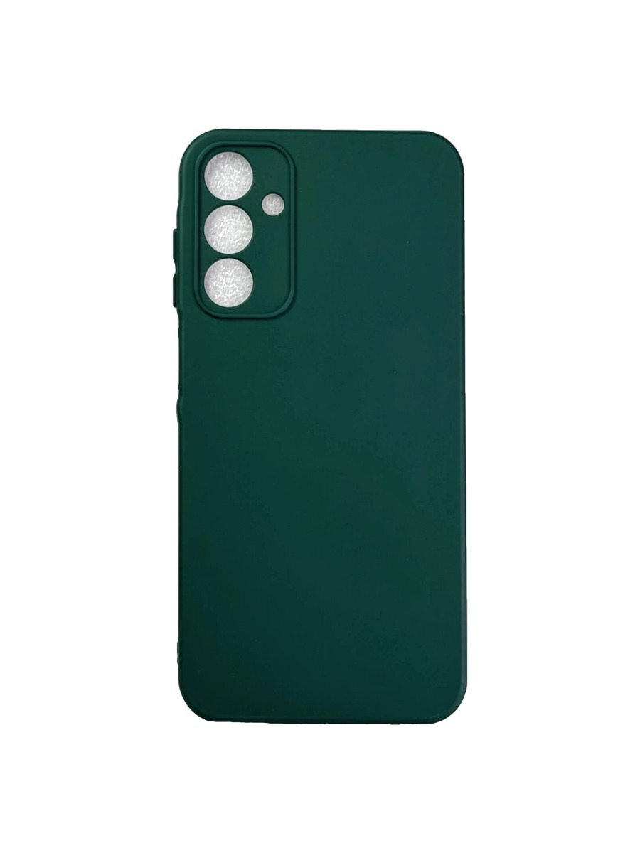 Плотный силиконовый чехол Soft-touch для Samsung Galaxy A15 хаки Плотный силиконовый чехол Soft-touch для Samsung Galaxy A15 хаки — изображение 1