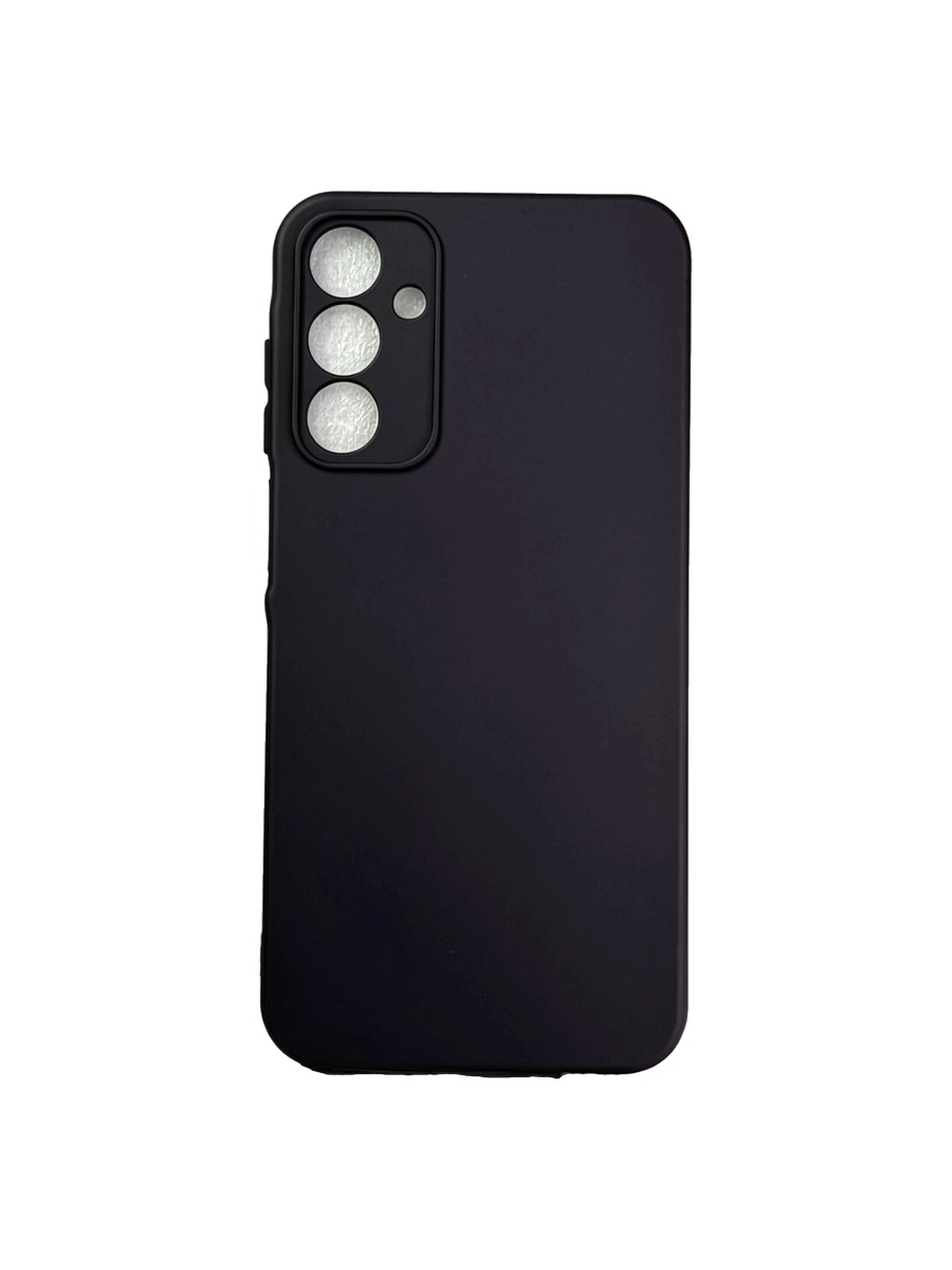 Плотный силиконовый чехол Soft-touch для Samsung Galaxy A15 серый Плотный силиконовый чехол Soft-touch для Samsung Galaxy A15 серый — изображение 1