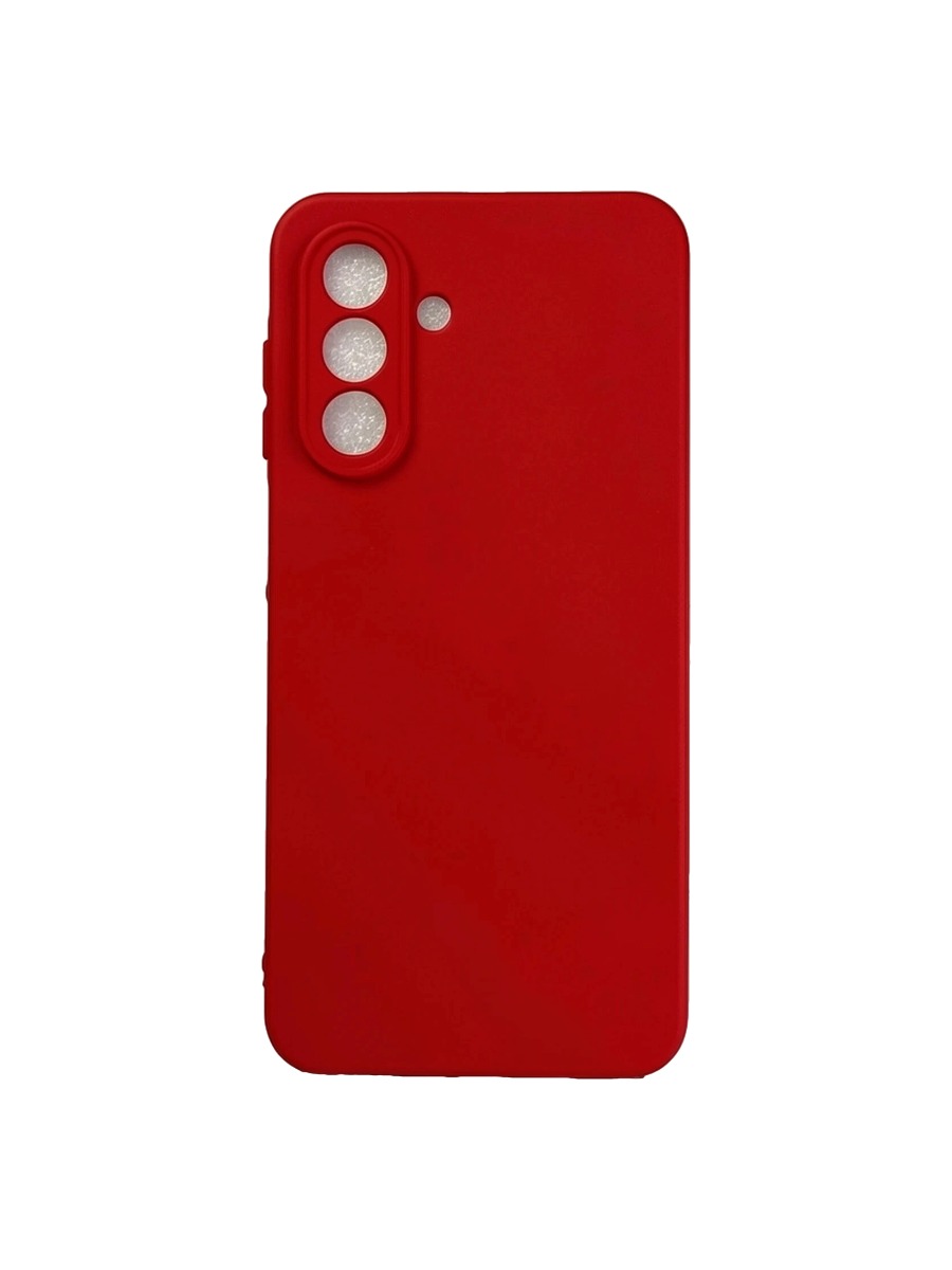 Плотный силиконовый чехол Soft-touch для Samsung Galaxy A26 красный Плотный силиконовый чехол Soft-touch для Samsung Galaxy A26 красный — изображение 1