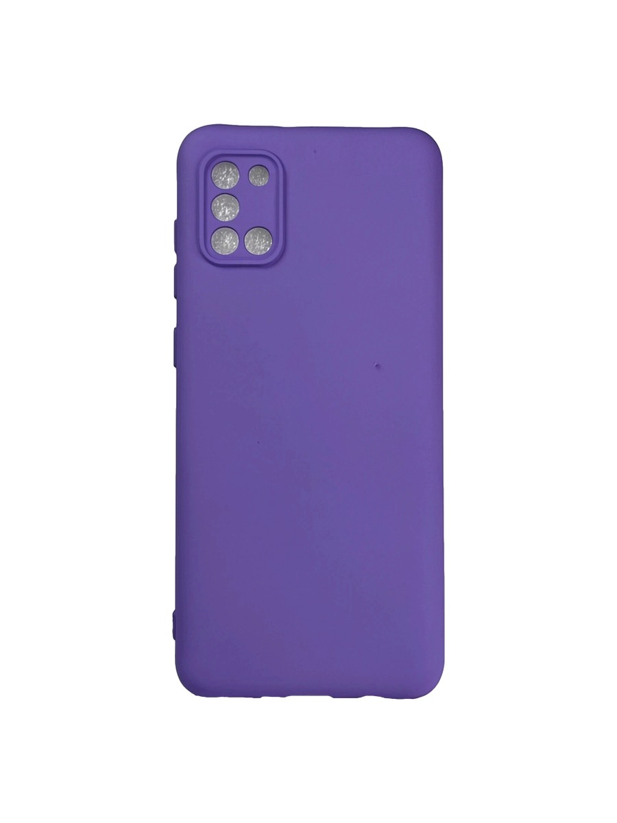 Плотный силиконовый чехол Soft-touch для Samsung Galaxy A31 сиреневый Плотный силиконовый чехол Soft-touch для Samsung Galaxy A31 сиреневый — изображение 1