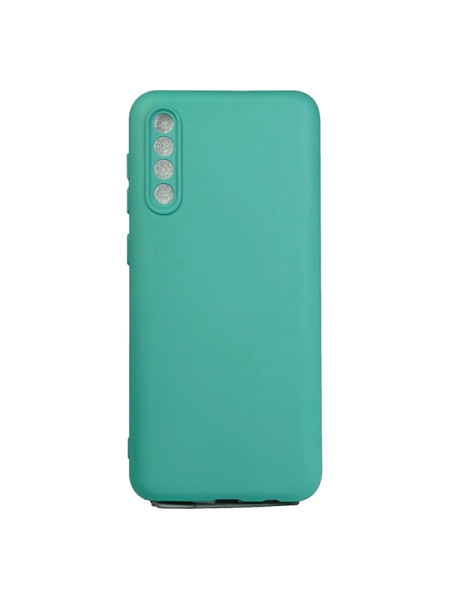 Плотный силиконовый чехол Soft-touch для Samsung Galaxy A50 мятный Плотный силиконовый чехол Soft-touch для Samsung Galaxy A50 мятный — изображение 1