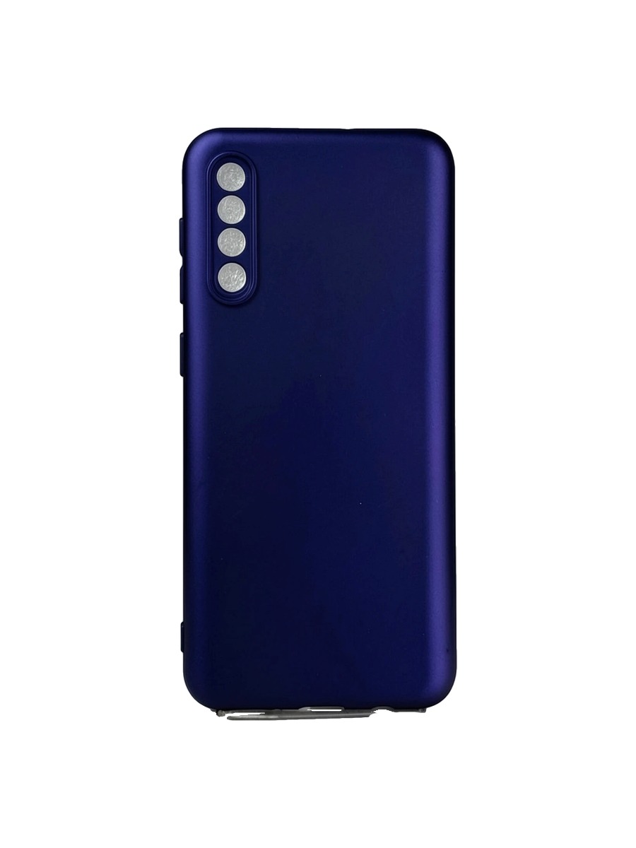 Плотный силиконовый чехол Soft-touch для Samsung Galaxy A50 темно-фиолетовый Плотный силиконовый чехол Soft-touch для Samsung Galaxy A50 темно-фиолетовый — изображение 1