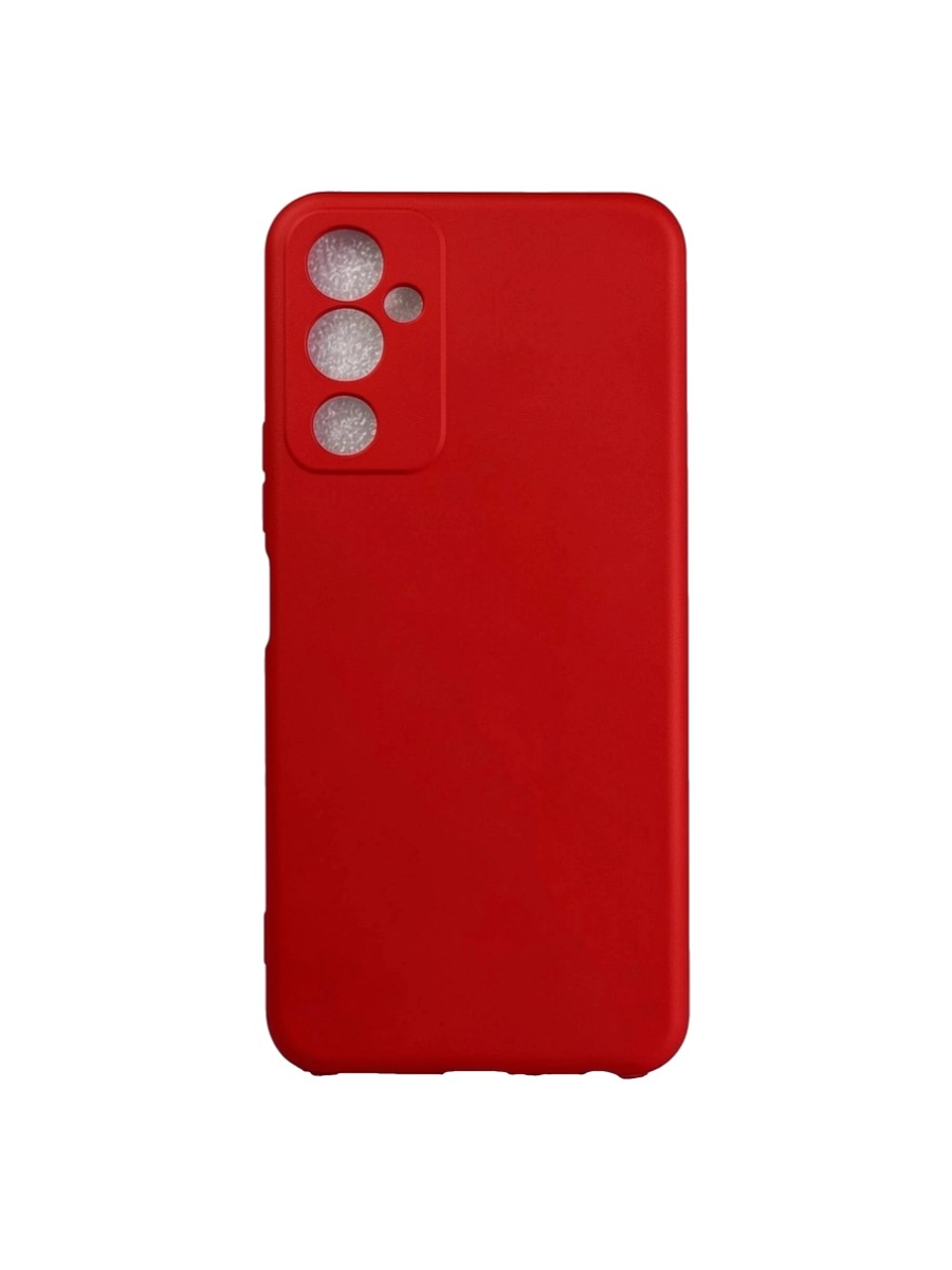 Плотный силиконовый чехол Soft-touch для Tecno Pova 4 красный Плотный силиконовый чехол Soft-touch для Tecno Pova 4 красный — изображение 1