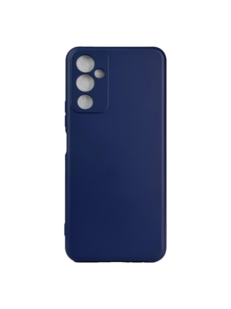 Плотный силиконовый чехол Soft-touch для Tecno Pova 4 темно-синий Плотный силиконовый чехол Soft-touch для Tecno Pova 4 темно-синий — изображение 1