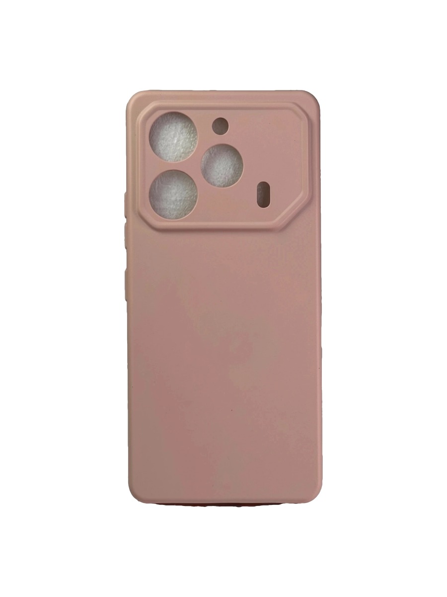Плотный силиконовый чехол Soft-touch для Tecno Pova 6 Pro розовый Плотный силиконовый чехол Soft-touch для Tecno Pova 6 Pro розовый — изображение 1