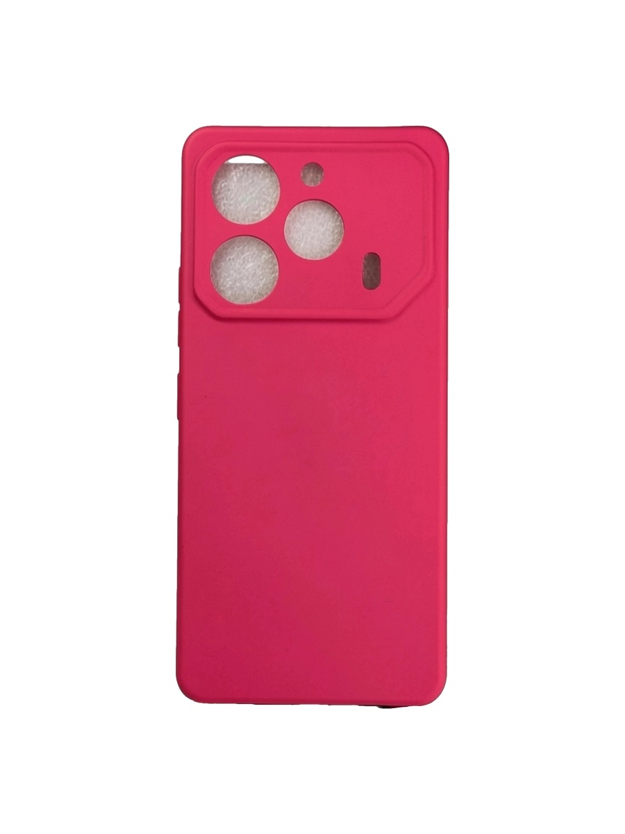 Плотный силиконовый чехол Soft-touch для Tecno Pova 6 Pro ярко-розовый Плотный силиконовый чехол Soft-touch для Tecno Pova 6 Pro ярко-розовый — изображение 1