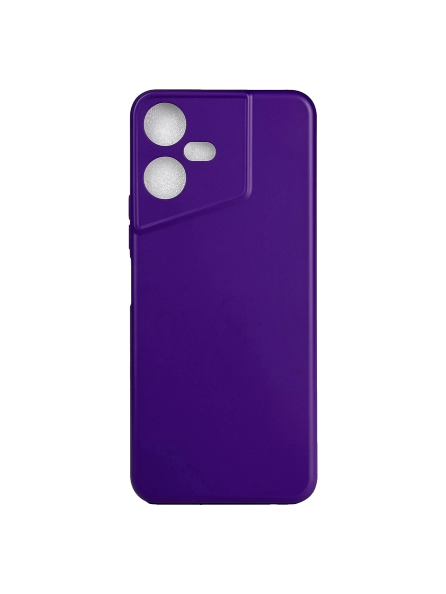 Плотный силиконовый чехол Soft-touch для Tecno Pova Neo 3 фиолетовый Плотный силиконовый чехол Soft-touch для Tecno Pova Neo 3 фиолетовый — изображение 1