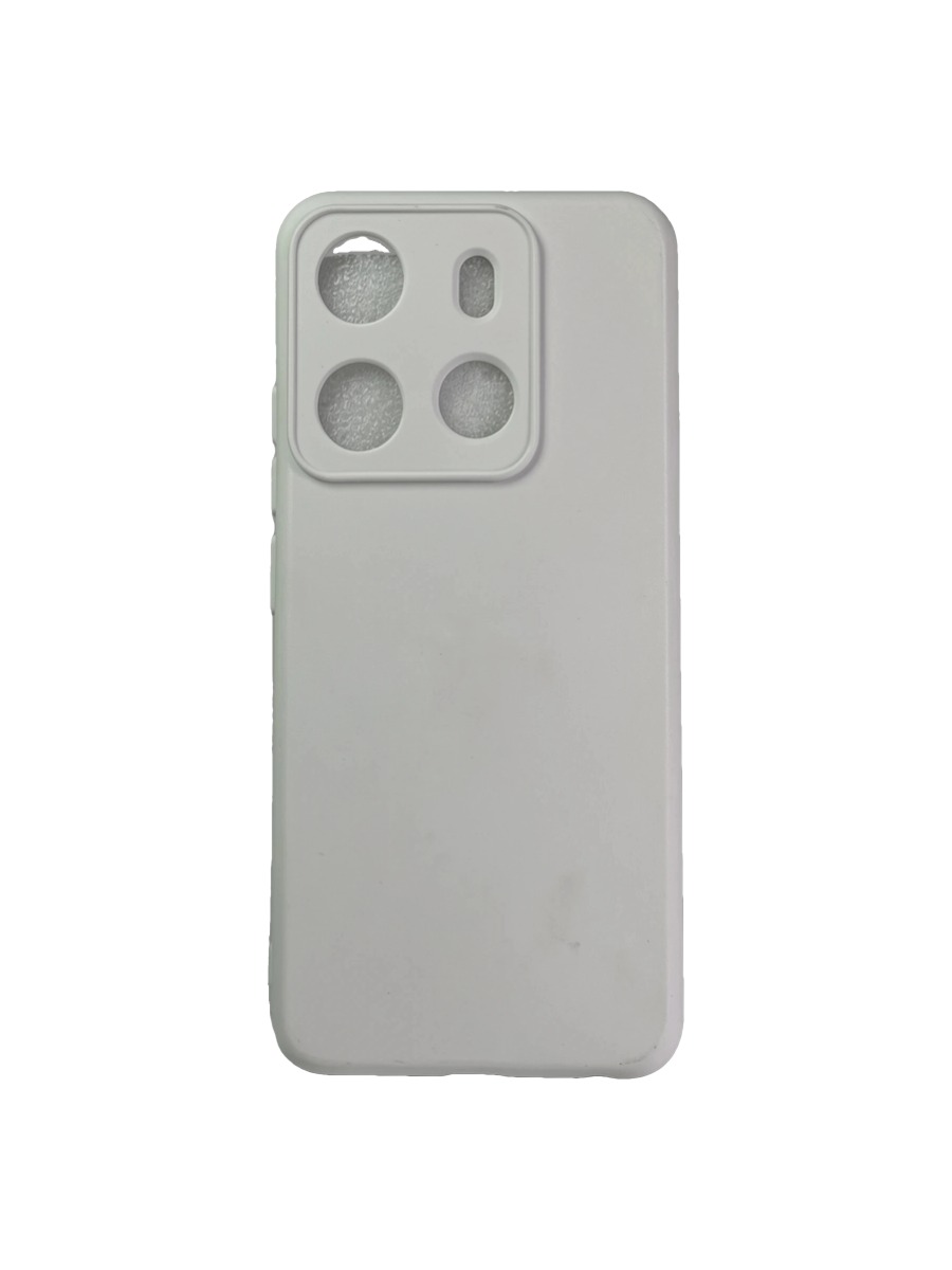 Плотный силиконовый чехол Soft-touch для Tecno Spark Go 2023:POP 7 белый Плотный силиконовый чехол Soft-touch для Tecno Spark Go 2023/POP 7 белый — изображение 1