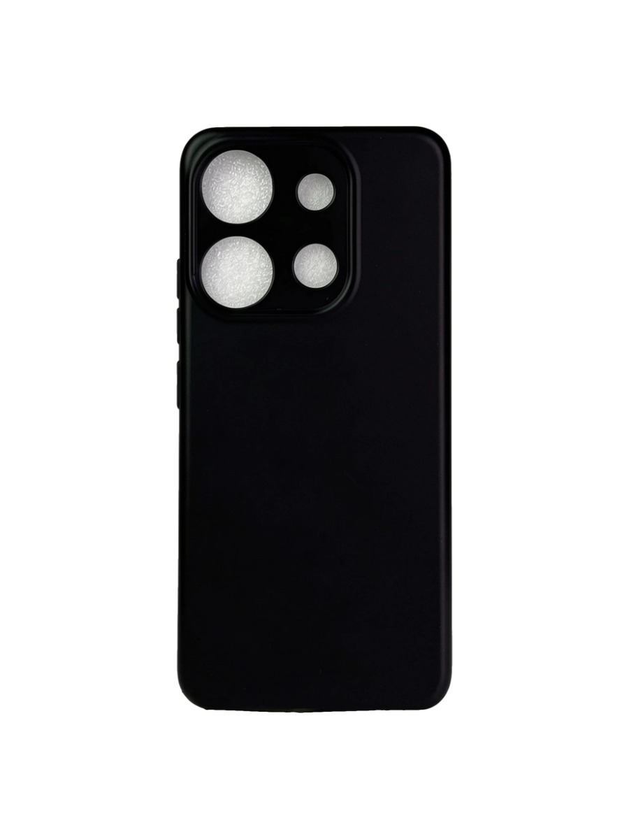 Плотный силиконовый чехол Soft-touch для Tecno Spark Go 2023:POP 7 черный Плотный силиконовый чехол Soft-touch для Tecno Spark Go 2023/POP 7 черный — изображение 1