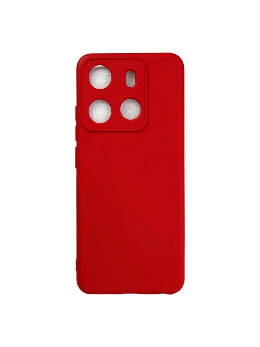 Плотный силиконовый чехол Soft-touch для Tecno Spark Go 2023:POP 7 красный Плотный силиконовый чехол Soft-touch для Tecno Spark Go 2023/POP 7 красный — изображение 1