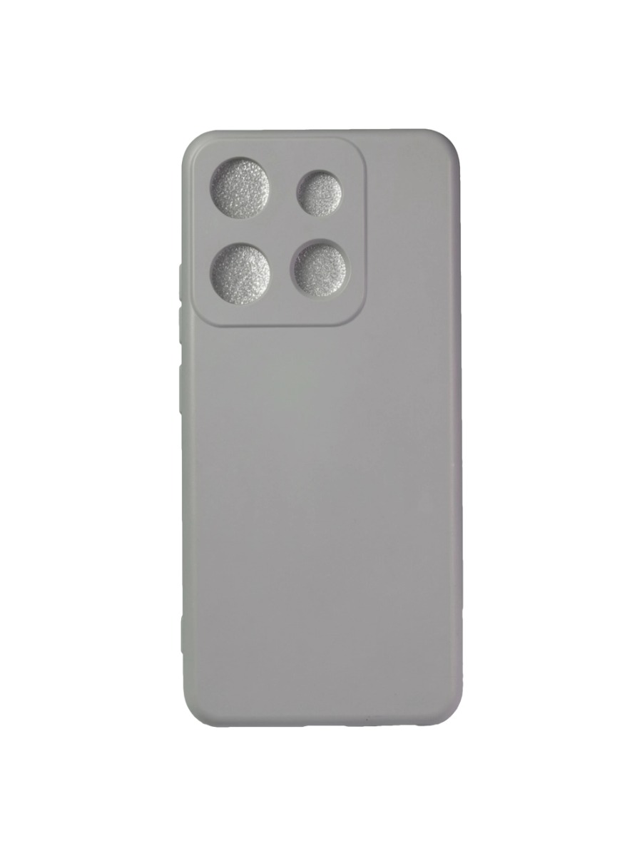 Плотный силиконовый чехол Soft-touch для Tecno Spark Go 2023:POP 7 серый Плотный силиконовый чехол Soft-touch для Tecno Spark Go 2023/POP 7 серый — изображение 1