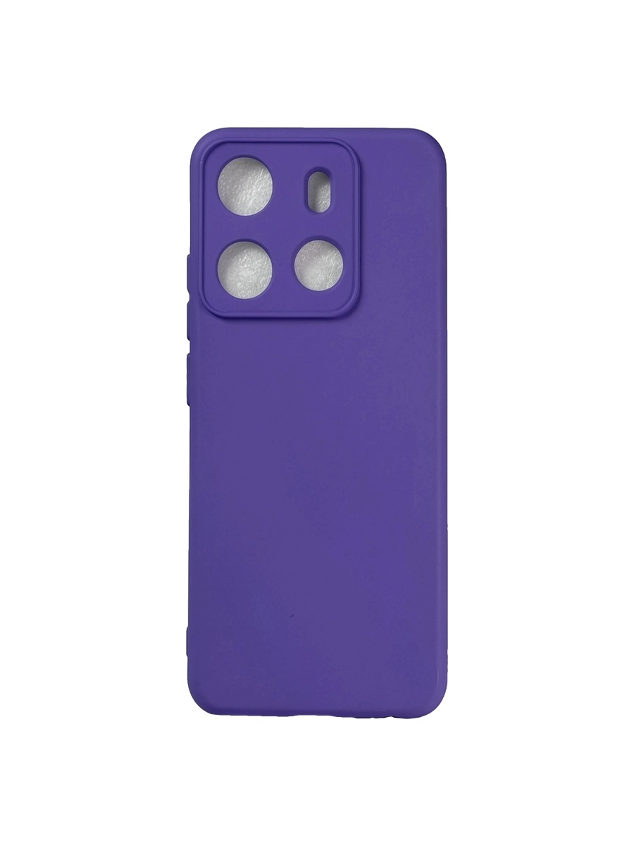 Плотный силиконовый чехол Soft-touch для Tecno Spark Go 2023:POP 7 сиреневый Плотный силиконовый чехол Soft-touch для Tecno Spark Go 2023/POP 7 сиреневый — изображение 1