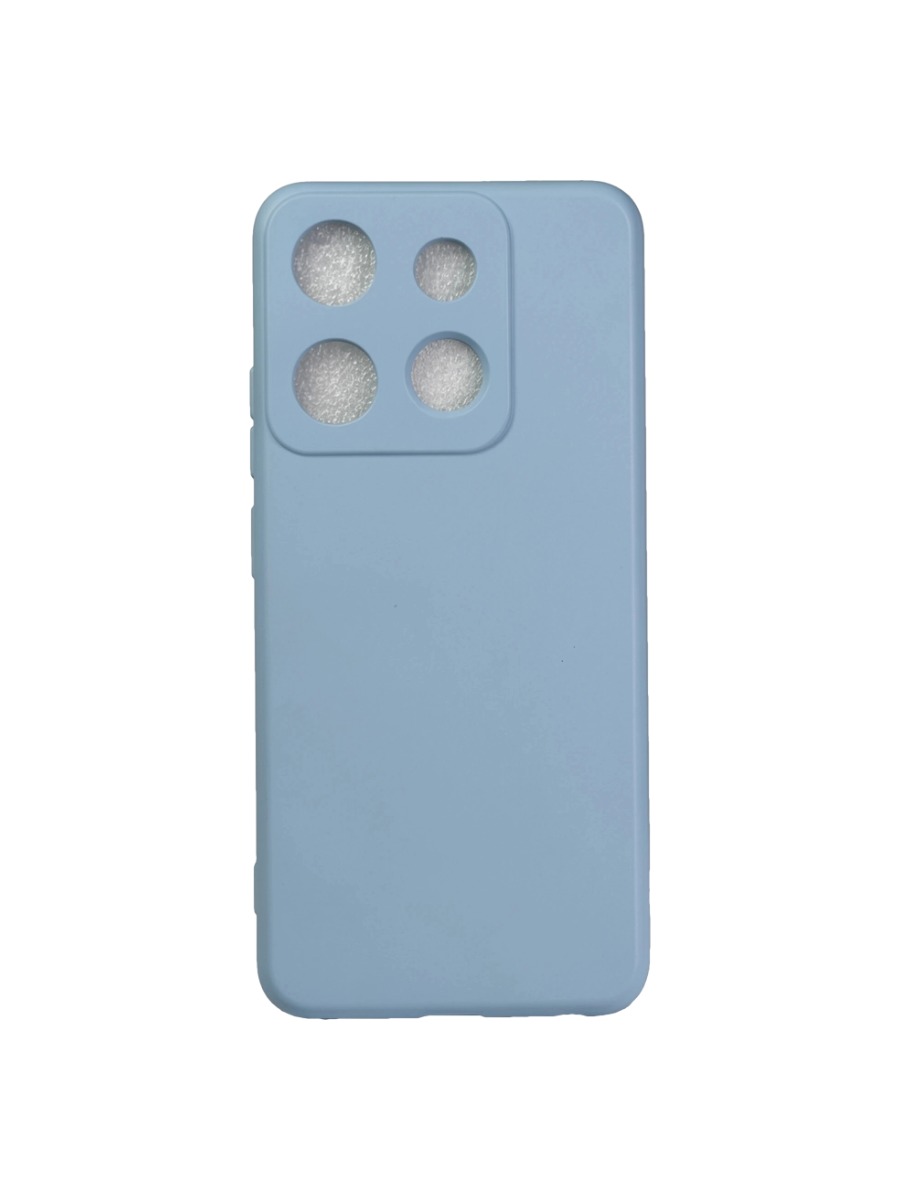 Плотный силиконовый чехол Soft-touch для Tecno Spark Go 2023:POP 7 светло-голубой Плотный силиконовый чехол Soft-touch для Tecno Spark Go 2023/POP 7 светло-голубой — изображение 1
