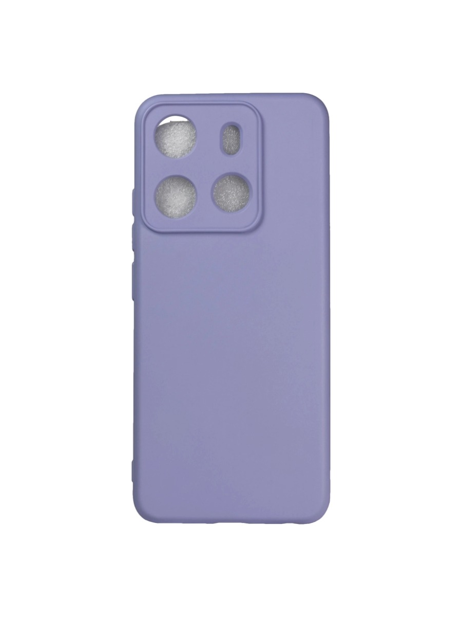 Плотный силиконовый чехол Soft-touch для Tecno Spark Go 2023:POP 7 светло-сиреневый Плотный силиконовый чехол Soft-touch для Tecno Spark Go 2023/POP 7 светло-сиреневый — изображение 1
