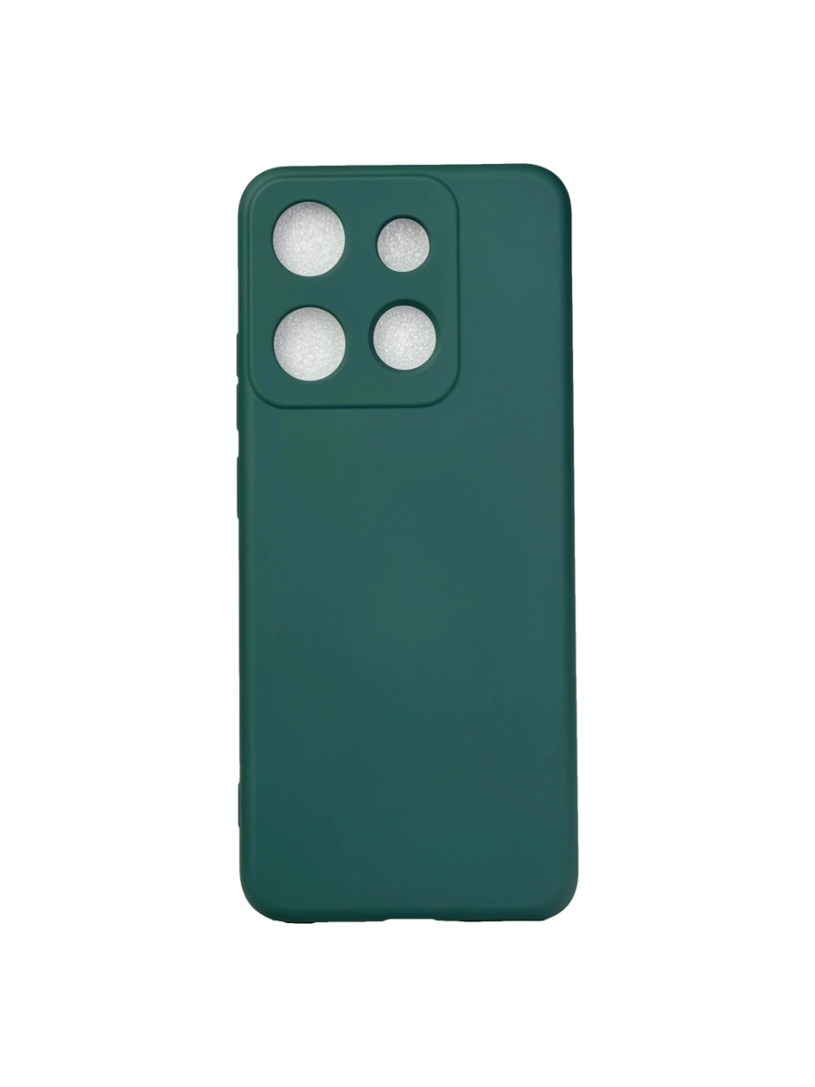 Плотный силиконовый чехол Soft-touch для Tecno Spark Go 2023:POP 7 темно-зеленый Плотный силиконовый чехол Soft-touch для Tecno Spark Go 2023/POP 7 темно-зеленый — изображение 1