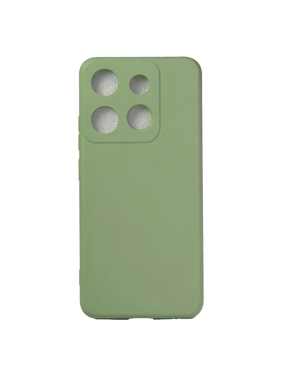 Плотный силиконовый чехол Soft-touch для Tecno Spark Go 2023:POP 7 зеленый Плотный силиконовый чехол Soft-touch для Tecno Spark Go 2023/POP 7 зеленый — изображение 1