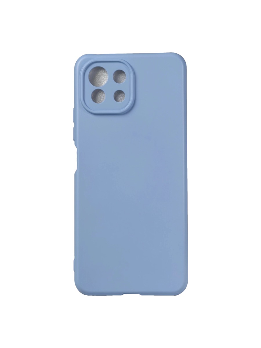 Плотный силиконовый чехол Soft-touch для Xiaomi 11 Lite светло-голубой Плотный силиконовый чехол Soft-touch для Xiaomi 11 Lite светло-голубой — изображение 1