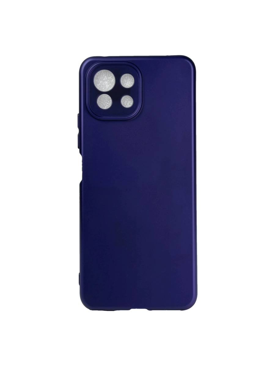 Плотный силиконовый чехол Soft-touch для Xiaomi 11 Lite темно-фиолетовый Плотный силиконовый чехол Soft-touch для Xiaomi 11 Lite темно-фиолетовый — изображение 1