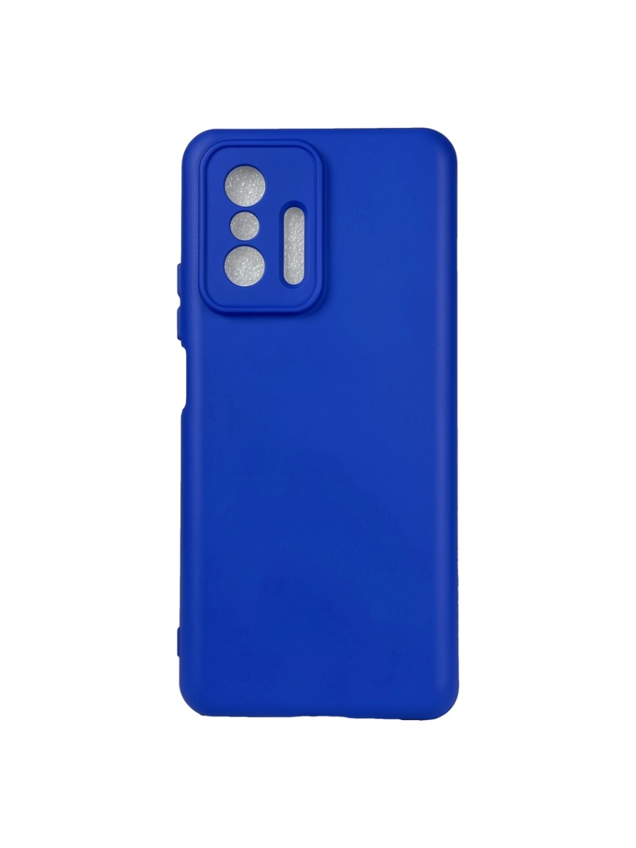 Плотный силиконовый чехол Soft-touch для Xiaomi 11T синий Плотный силиконовый чехол Soft-touch для Xiaomi 11T синий — изображение 1