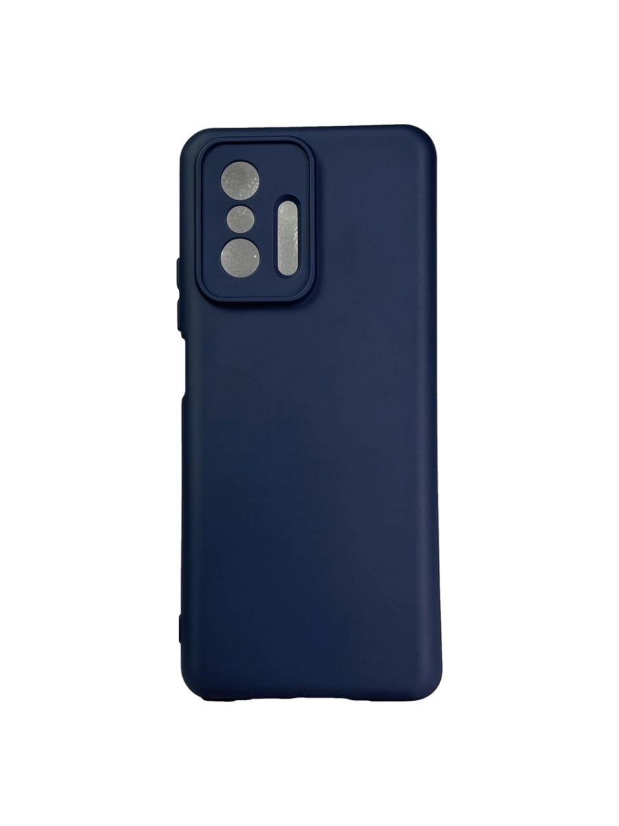 Плотный силиконовый чехол Soft-touch для Xiaomi 11T темно-синий Плотный силиконовый чехол Soft-touch для Xiaomi 11T темно-синий 2 — изображение 1