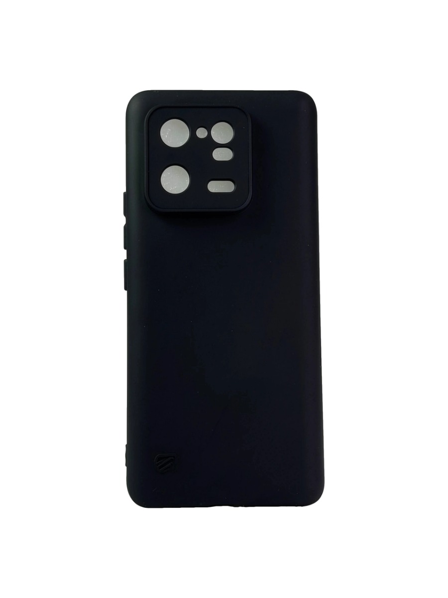 Плотный силиконовый чехол Soft-touch для Xiaomi 13 Pro черный Плотный силиконовый чехол Soft-touch для Xiaomi 13 Pro черный — изображение 1