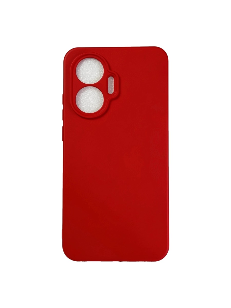 Плотный силиконовый чехол Soft-touch для Xiaomi Poco F7 красный Плотный силиконовый чехол Soft-touch для Xiaomi Poco F7 красный — изображение 1
