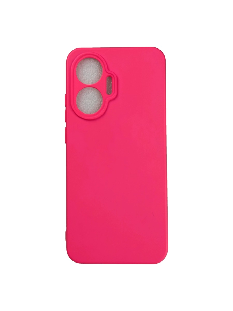 Плотный силиконовый чехол Soft-touch для Xiaomi Poco F7 ярко-розовый Плотный силиконовый чехол Soft-touch для Xiaomi Poco F7 ярко-розовый — изображение 1