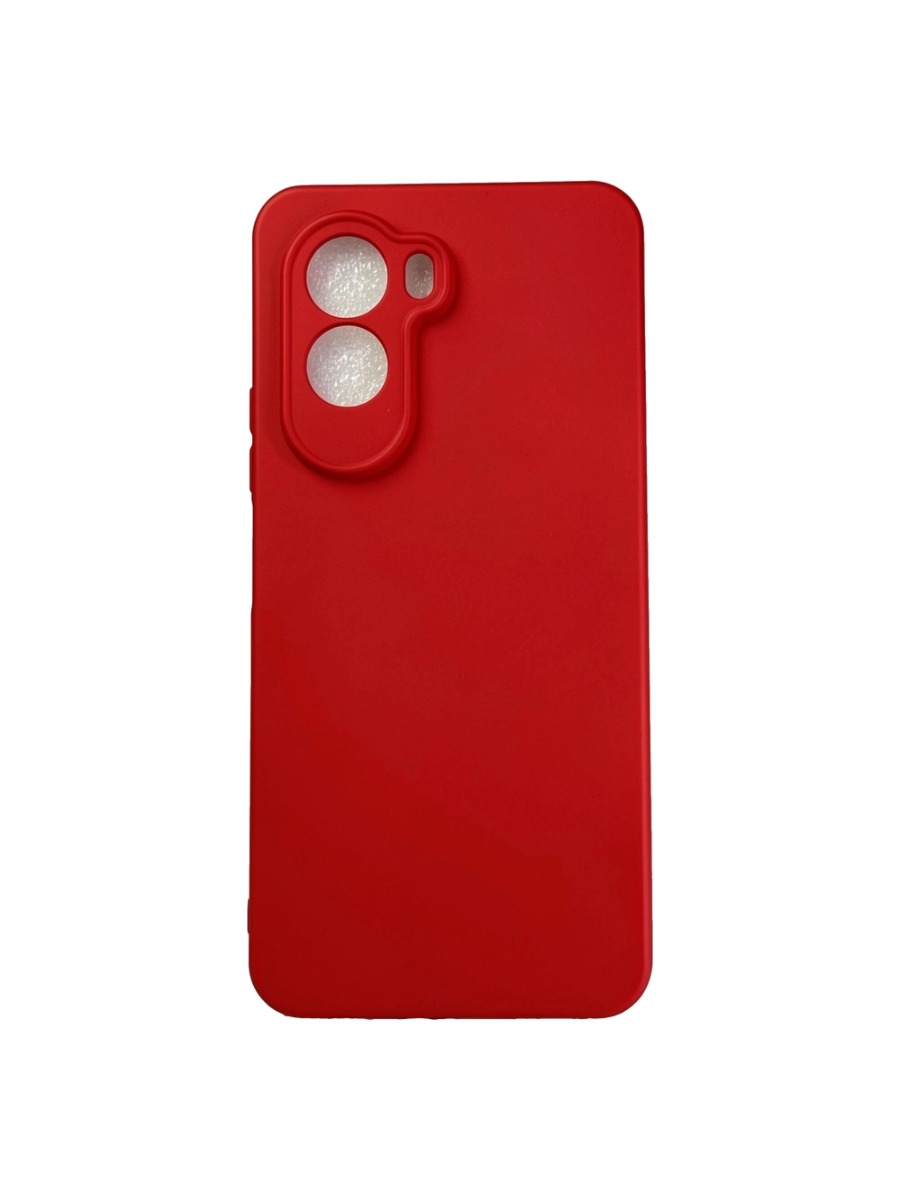 Плотный силиконовый чехол Soft-touch для Xiaomi Poco M7 красный Плотный силиконовый чехол Soft-touch для Xiaomi Poco M7 красный — изображение 1