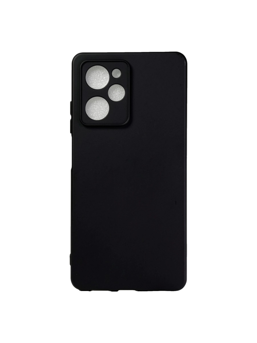 Плотный силиконовый чехол Soft-touch для Xiaomi Poco X5 Pro:Note 12 Pro (5G) черный Плотный силиконовый чехол Soft-touch для Xiaomi Poco X5 Pro/Note 12 Pro (5G) черный — изображение 1