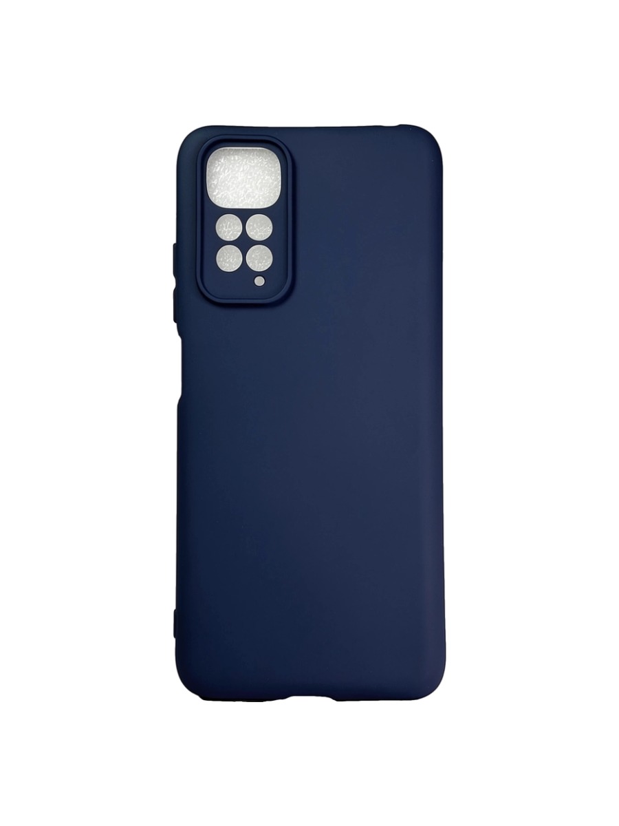 Плотный силиконовый чехол Soft-touch для Xiaomi Redmi Note 11 темно-синий Плотный силиконовый чехол Soft-touch для Xiaomi Redmi Note 11 темно-синий 2 — изображение 1