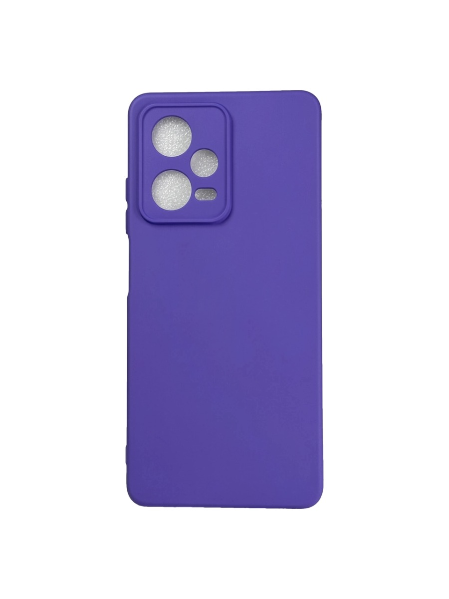 Плотный силиконовый чехол Soft-touch для Xiaomi Redmi Note 12 Pro сиреневый Плотный силиконовый чехол Soft-touch для Xiaomi Redmi Note 12 Pro сиреневый — изображение 1