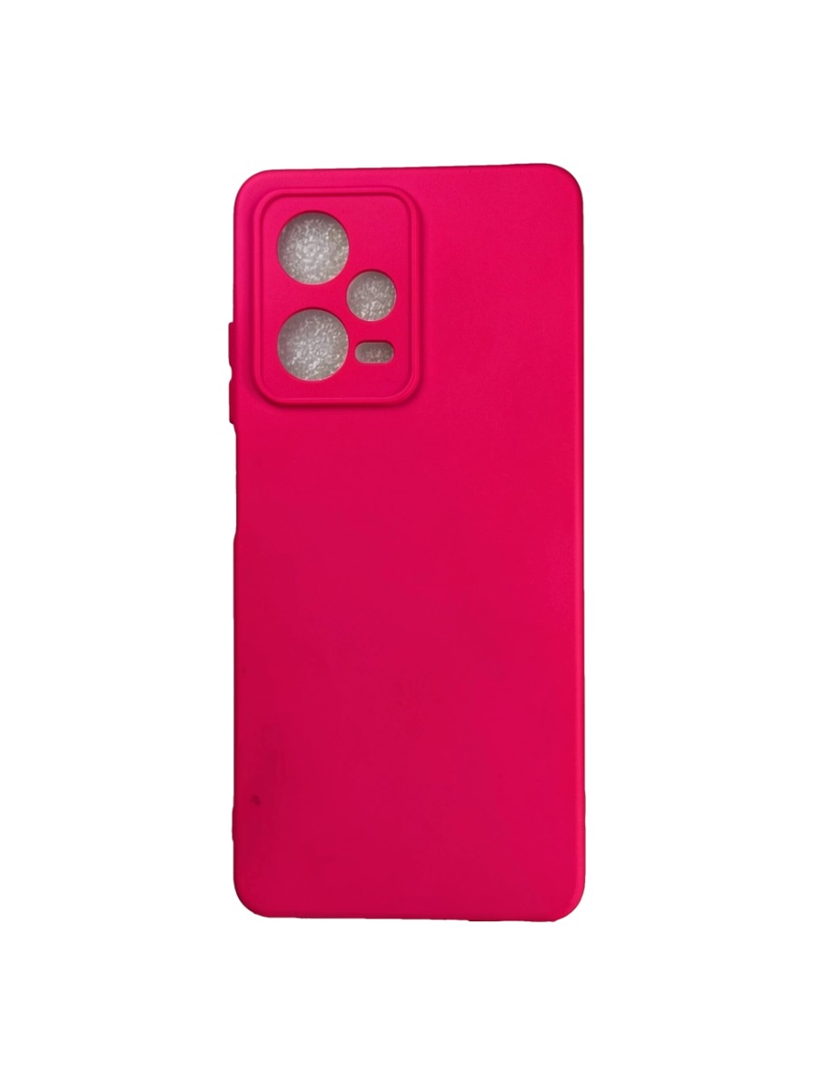 Плотный силиконовый чехол Soft-touch для Xiaomi Redmi Note 12 Pro ярко-розовый Плотный силиконовый чехол Soft-touch для Xiaomi Redmi Note 12 Pro ярко-розовый — изображение 1