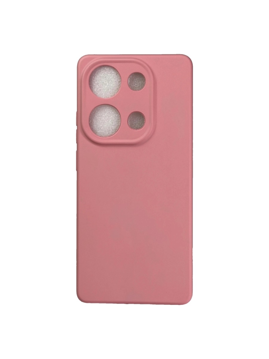 Плотный силиконовый чехол Soft-touch для Xiaomi Redmi Note 13 Pro (4G)|Poco M6 Pro нежно-розовый Плотный силиконовый чехол Soft-touch для Xiaomi Redmi Note 13 Pro (4G)|Poco M6 Pro нежно-розовый — изображение 1
