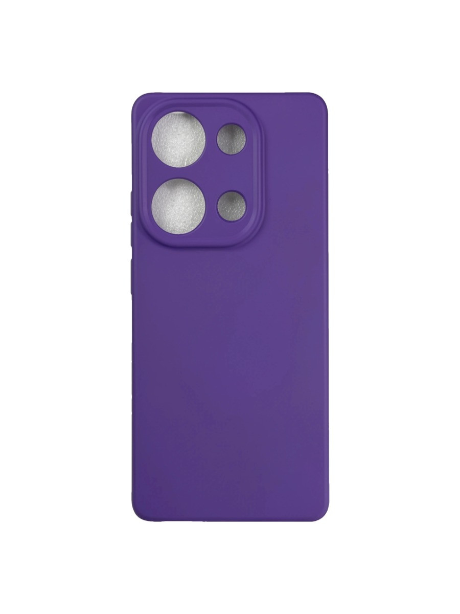 Плотный силиконовый чехол Soft-touch для Xiaomi Redmi Note 13 Pro (4G)|Poco M6 Pro сиреневый Плотный силиконовый чехол Soft-touch для Xiaomi Redmi Note 13 Pro (4G)|Poco M6 Pro сиреневый — изображение 1